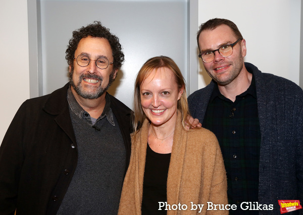 Tony Kushner, Signature Theatre Associate Artistic Director Beth Whitaker and Samuel  Photo