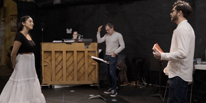 Exclusive: Graham Phillips & Krystina Alabado Sing 'Move On' in Rehearsal For Pasadena Playhouse's SUNDAY IN THE PARK WITH GEORGE Video