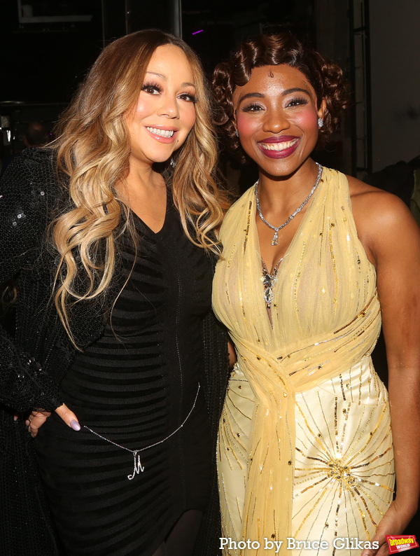 Producer Mariah Carey and Adrianna Hicks Photo