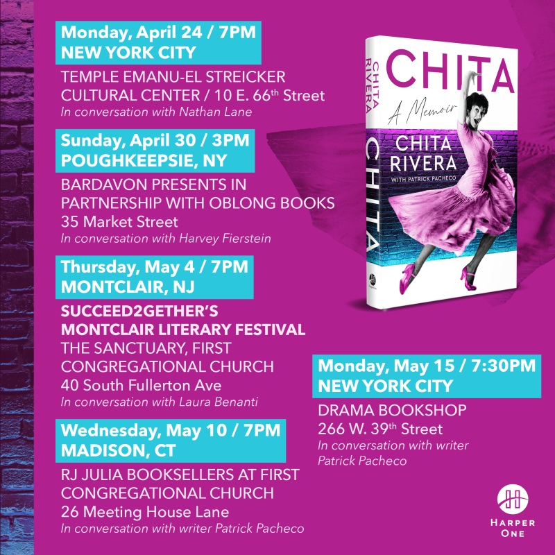 Chita Rivera to Launch Book Tour This Spring With Nathan Lane, Laura Benanti & More Image