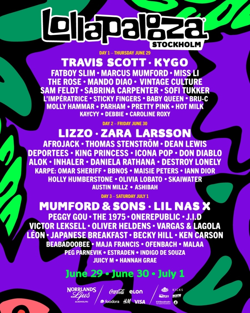Lizzo, Sabrina Carpenter & More Join Lollapalooza Stockholm 2023 Lineup 