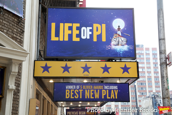 Up on the Marquee: LIFE OF PI Image