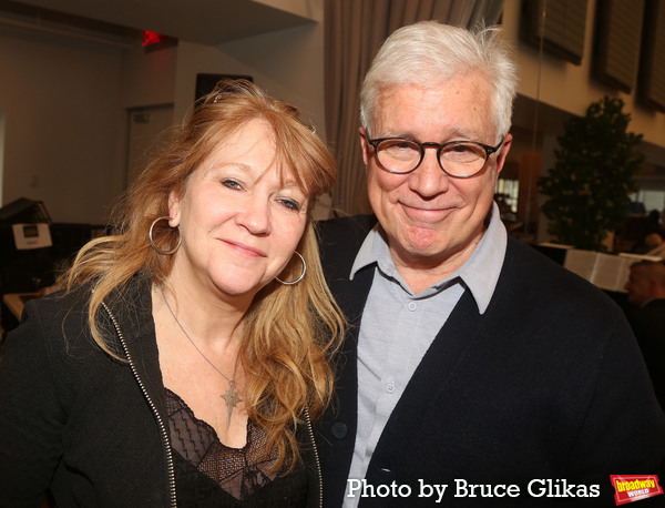 Producer Sonia Friedman and Writer David Thompson Photo