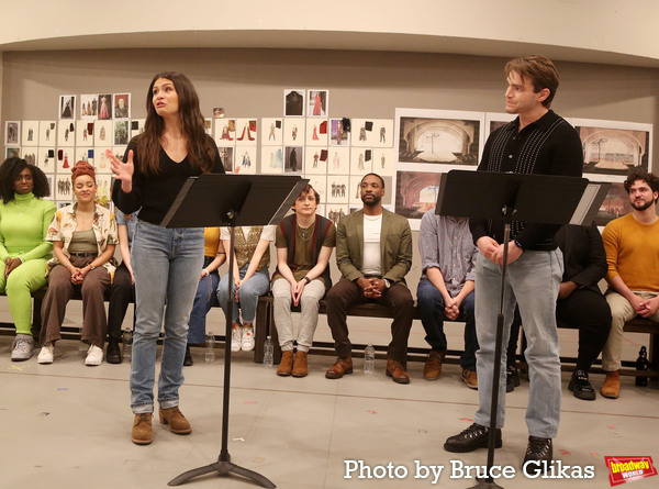 Photos: In Rehearsal with Andrew Burnap, Phillipa Soo, Jordan Donica, and the Cast of CAMELOT! Image