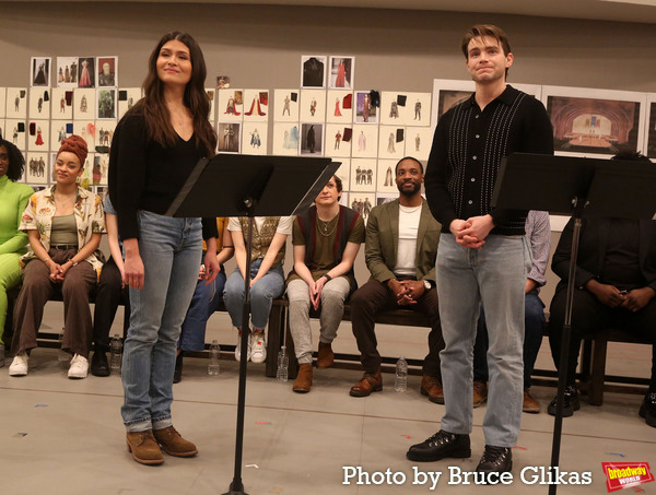 Photos: In Rehearsal with Andrew Burnap, Phillipa Soo, Jordan Donica, and the Cast of CAMELOT! Image