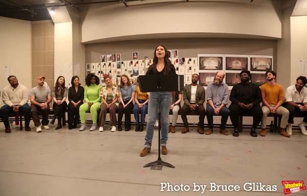 Photos: In Rehearsal with Andrew Burnap, Phillipa Soo, Jordan Donica, and the Cast of CAMELOT! Image