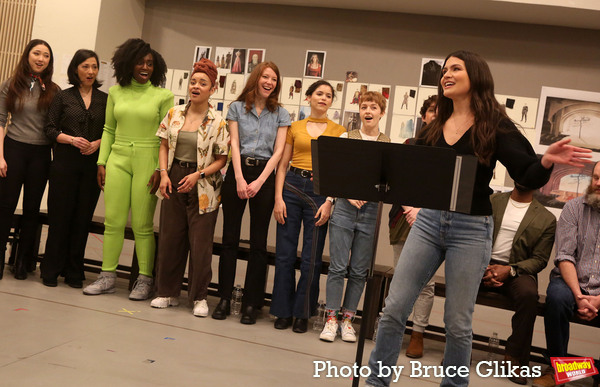 Photos: In Rehearsal with Andrew Burnap, Phillipa Soo, Jordan Donica, and the Cast of CAMELOT! Image