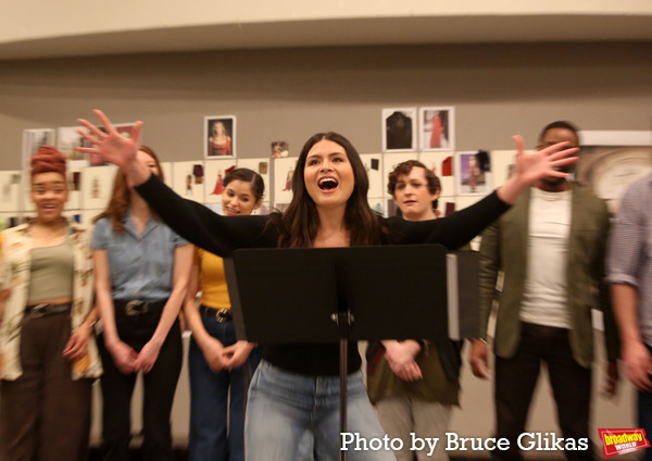 Photos: In Rehearsal with Andrew Burnap, Phillipa Soo, Jordan Donica, and the Cast of CAMELOT! Image