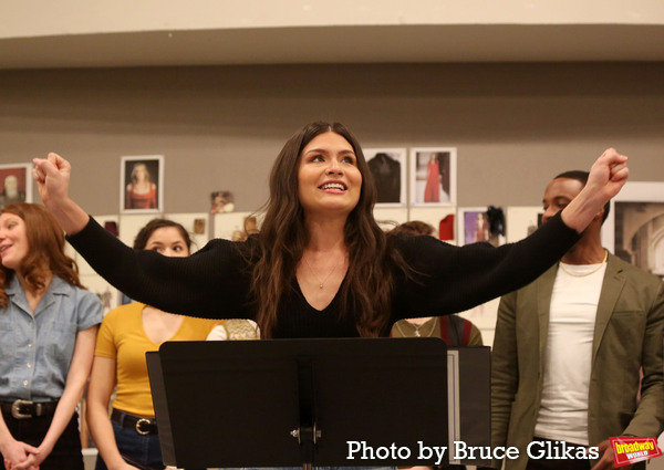 Photos: In Rehearsal with Andrew Burnap, Phillipa Soo, Jordan Donica, and the Cast of CAMELOT! Image