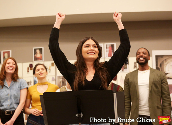Photos: In Rehearsal with Andrew Burnap, Phillipa Soo, Jordan Donica, and the Cast of CAMELOT! Image