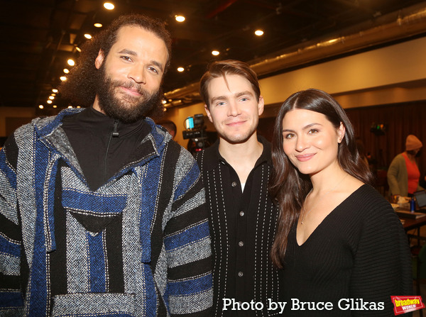Photos: In Rehearsal with Andrew Burnap, Phillipa Soo, Jordan Donica, and the Cast of CAMELOT! Image