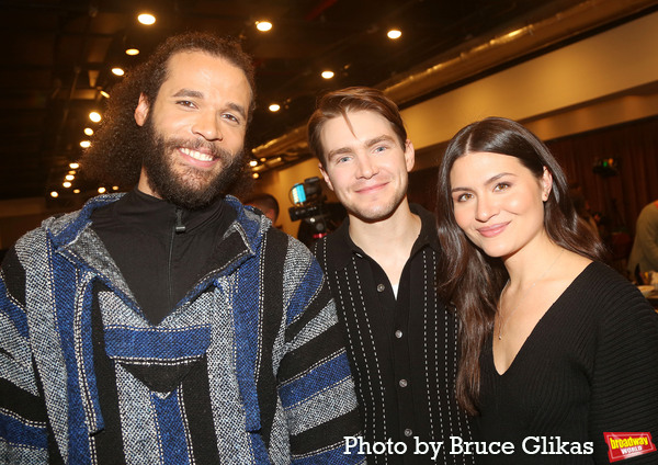 Photos: In Rehearsal with Andrew Burnap, Phillipa Soo, Jordan Donica, and the Cast of CAMELOT! Image
