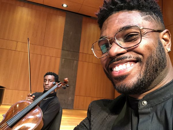 Boubacar Diallo (cello) & Edward W. Hardy (viola) Photo