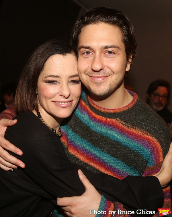 Parker Posey and Nat Wolff  Photo