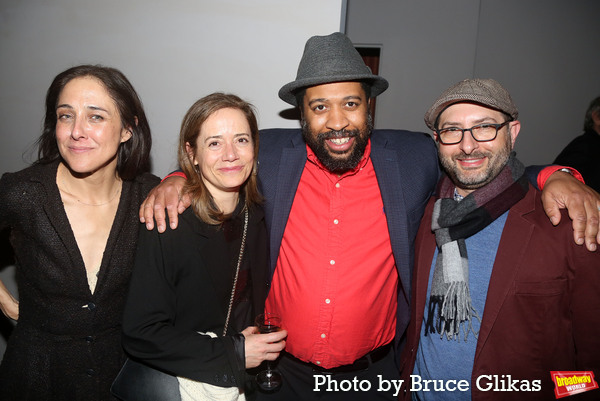 Lily Thorne, Mimi O'Donnel, Playwright Thomas Bradshaw and Executive Director of The  Photo