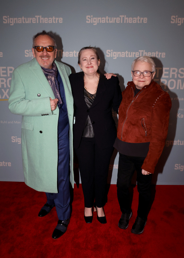 Elvis Costello, Sarah Ruhl, and Paula Vogel  Photo