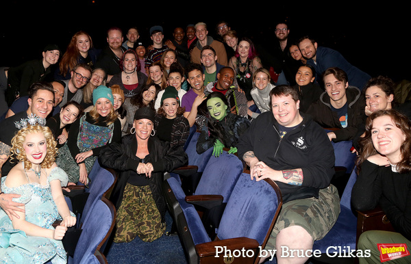 Photos: P!NK Proves She Goes Good With Green as She Visits WICKED on Broadway! Image