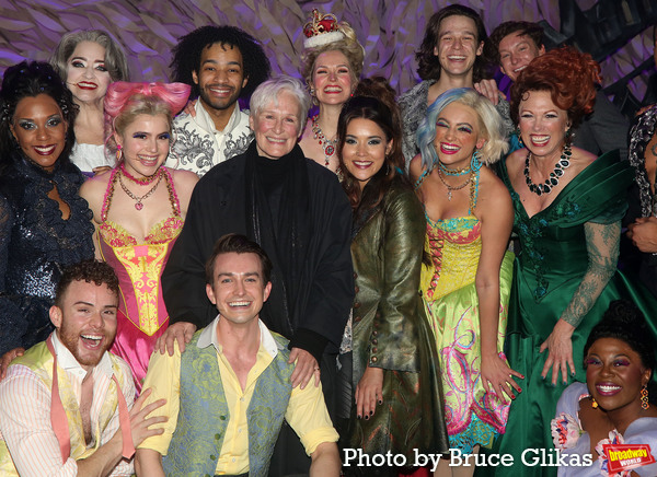 Glenn Close & the cast of "Bad Cinderella" including Linedy Genao, Carolee Carmello,  Photo