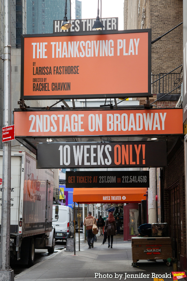 Up on the Marquee: THE THANKSGIVING PLAY Image