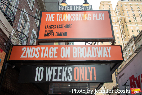 Up on the Marquee: THE THANKSGIVING PLAY Image