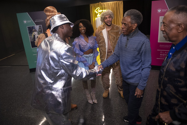 Photos: André De Shields Reprises his Role of The Wiz at Ode to Black Broadway with the Brooklyn Nets 