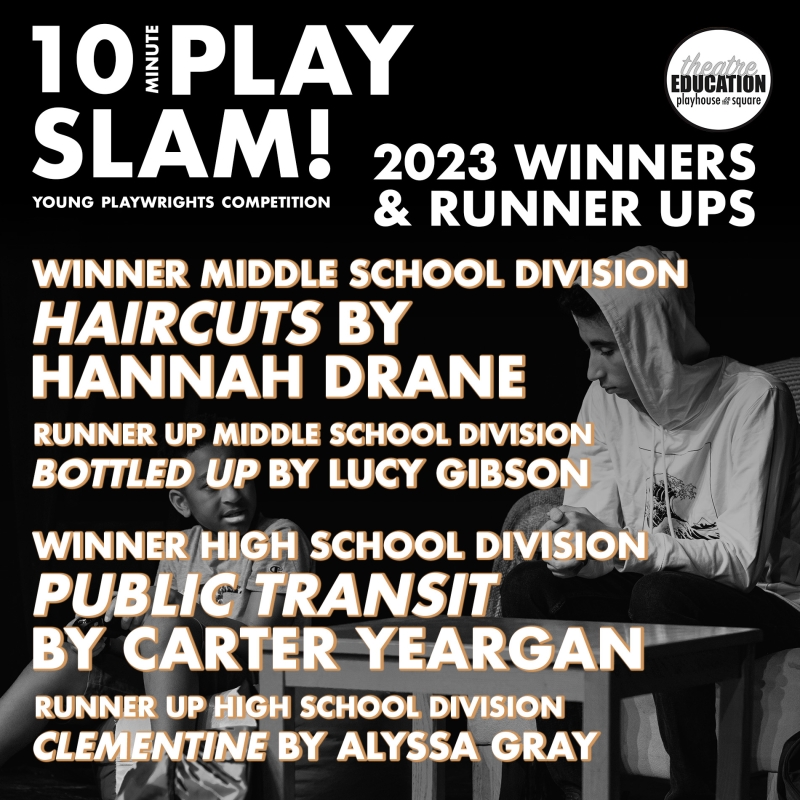 Memphis' Professional Resident Theatre Company Announces Winners of Young Playwrights Competition Image