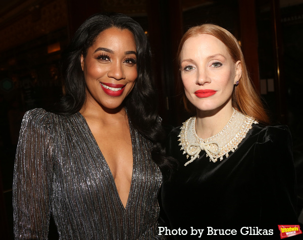 Jesmille Darbouze and Jessica Chastain Photo