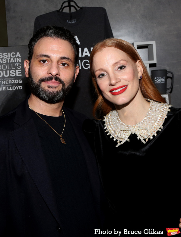 Photos: On the Red Carpet with Jessica Chastain and the Cast of A DOLL'S HOUSE Image