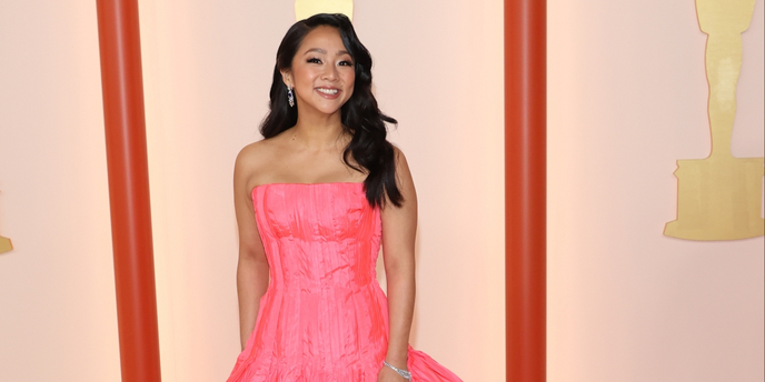 Photos: Stephanie Hsu, Ariana DeBose & More Walk the Oscars Red Carpet Photo