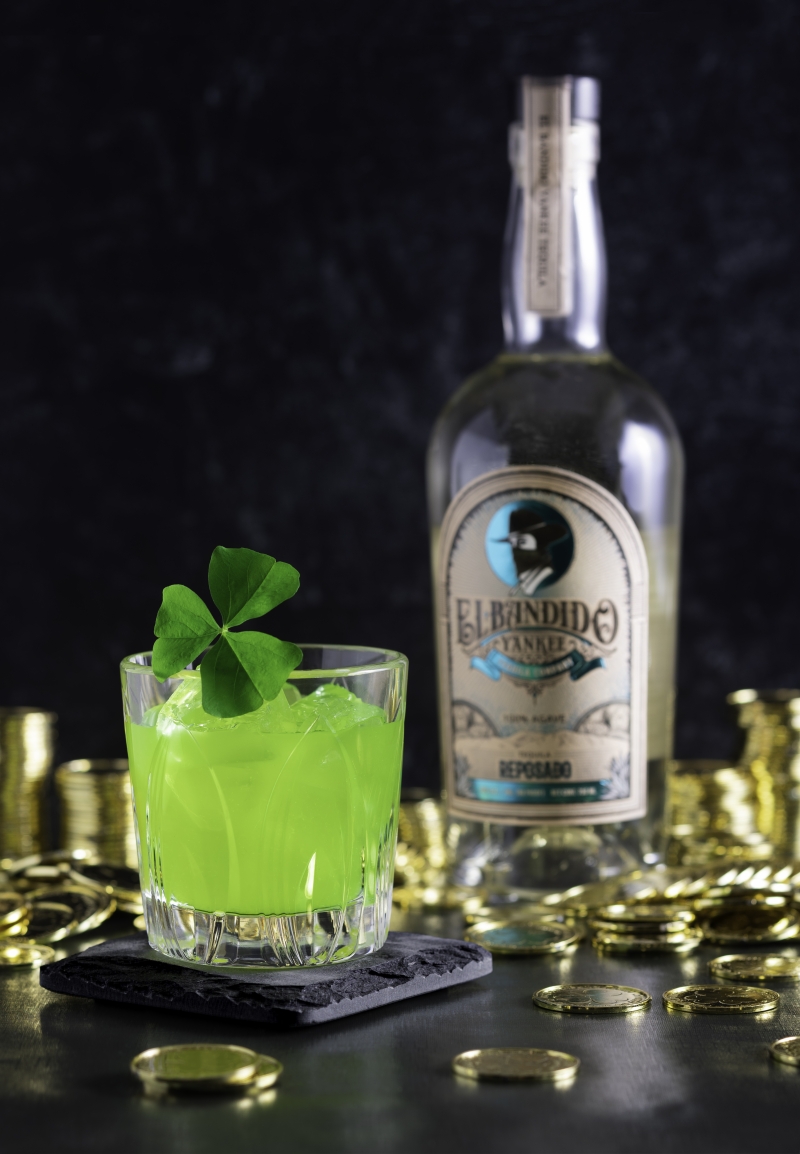 COCKTAIL RECIPES for St. Patrick's Day from El Bandido Yankee and Chambord Image