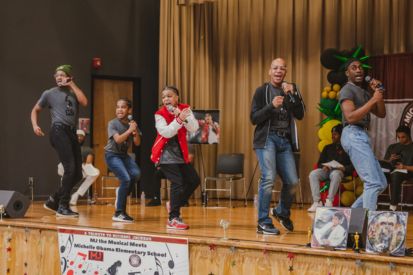 Photos/Video: MJ Cast Celebrates Black History Month with Students at Michelle Obama Elementary School Image