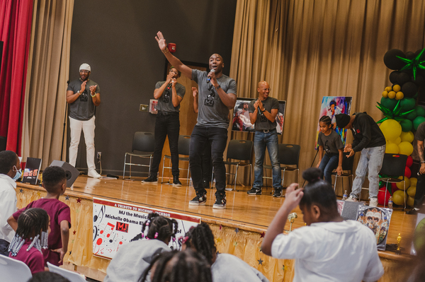 Photos/Video: MJ Cast Celebrates Black History Month with Students at Michelle Obama Elementary School Image