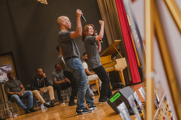 Photos/Video: MJ Cast Celebrates Black History Month with Students at Michelle Obama Elementary School Image