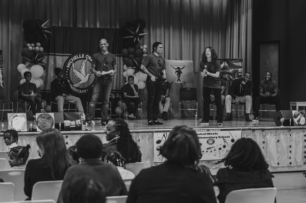 Photos/Video: MJ Cast Celebrates Black History Month with Students at Michelle Obama Elementary School Image