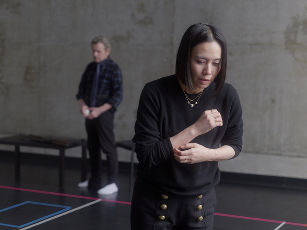 Photos & Video: See Miki Nakatani & Mikhail Baryshnikov in Rehearsals for THE HUNTING GUN 