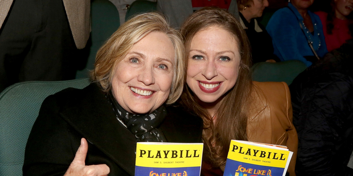 Photo: Hillary & Chelsea Clinton Visit SOME LIKE IT HOT on Broadway! Photo