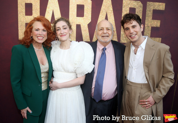 Carolee Carmello, Micaela Diamond Book Writer Alfred Uhry and Ben Platt Photo