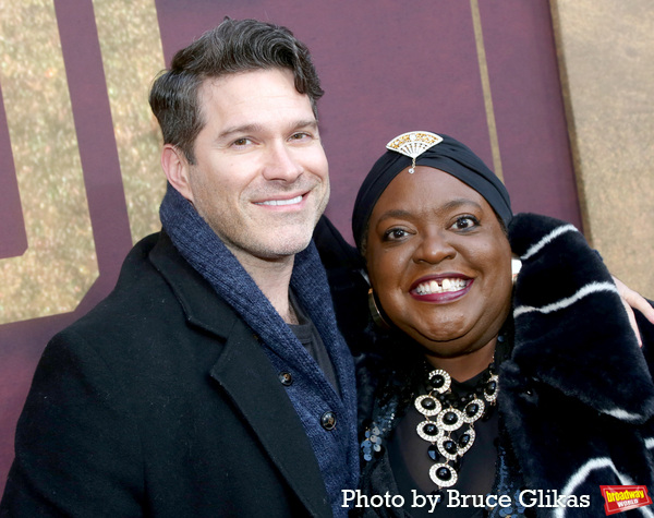 Photos: Stars Arrive on the Red Carpet at Opening Night of PARADE Image