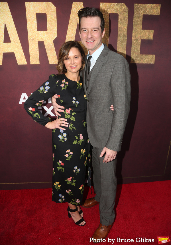 Photos: Stars Arrive on the Red Carpet at Opening Night of PARADE Image