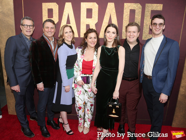 The Ambassador Theatre Group's Mike Isaacson, Stephen Lewin, Kristin Caskey, Erica Sc Photo
