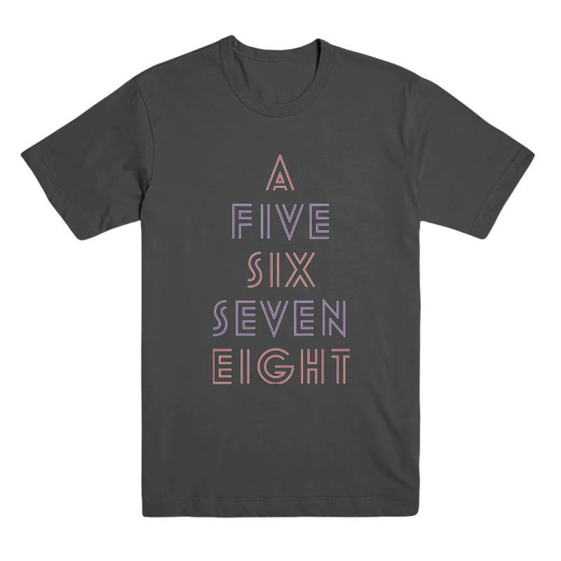 A 5,6,7,8 Dark Grey Tee