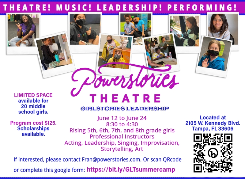Girlstories Leadership Theatre Opens Applications For Summer 