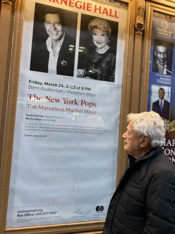 Photos: Marilyn Maye Prepares For Her Carnegie Hall Debut With The New York Pops Image
