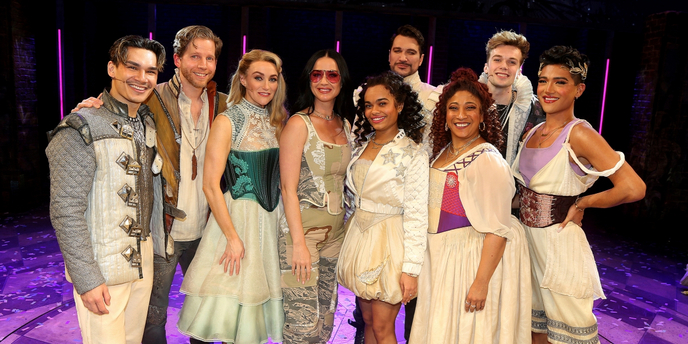 Exclusive Photos: Katy Perry Visits the Cast of & JULIET! Photo