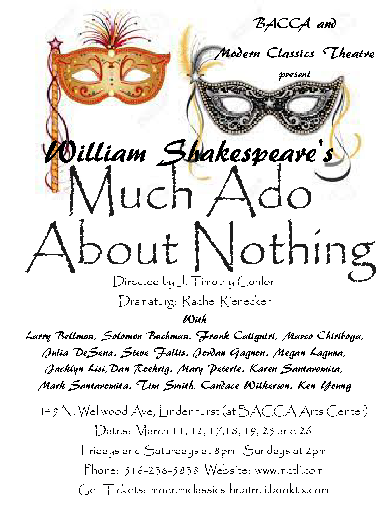 Review: MUCH ADO ABOUT NOTHING At Bacca Arts Center Image