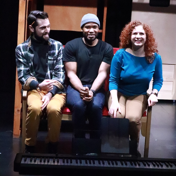 Photos: Go Inside Rehearsals for ON THE RIGHT TRACK at AMT Theater Image