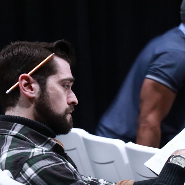 Photos: Go Inside Rehearsals for ON THE RIGHT TRACK at AMT Theater Image