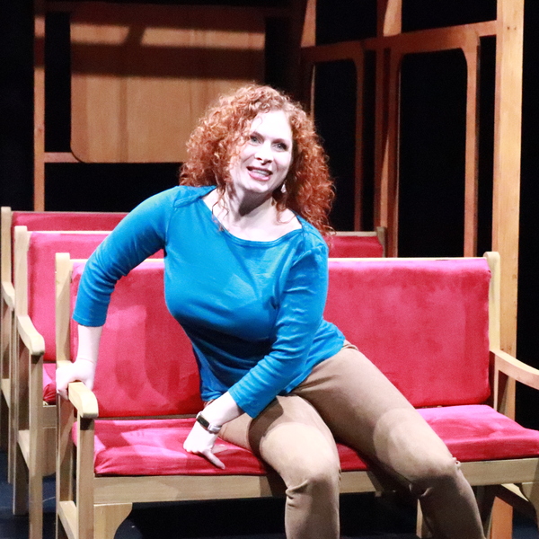 Photos: Go Inside Rehearsals for ON THE RIGHT TRACK at AMT Theater Image