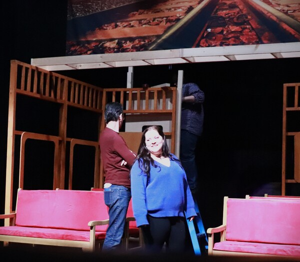 Photos: Go Inside Rehearsals for ON THE RIGHT TRACK at AMT Theater Image