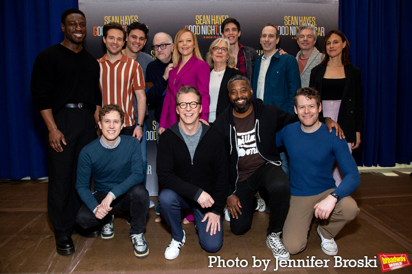 Photos: Sean Hayes & the Cast of GOOD NIGHT, OSCAR Meet the Press Image